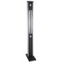 Refurbished electriQ Freestanding Electric Patio Heater - 1.8kW with 5 Heat Settings Remote and Light