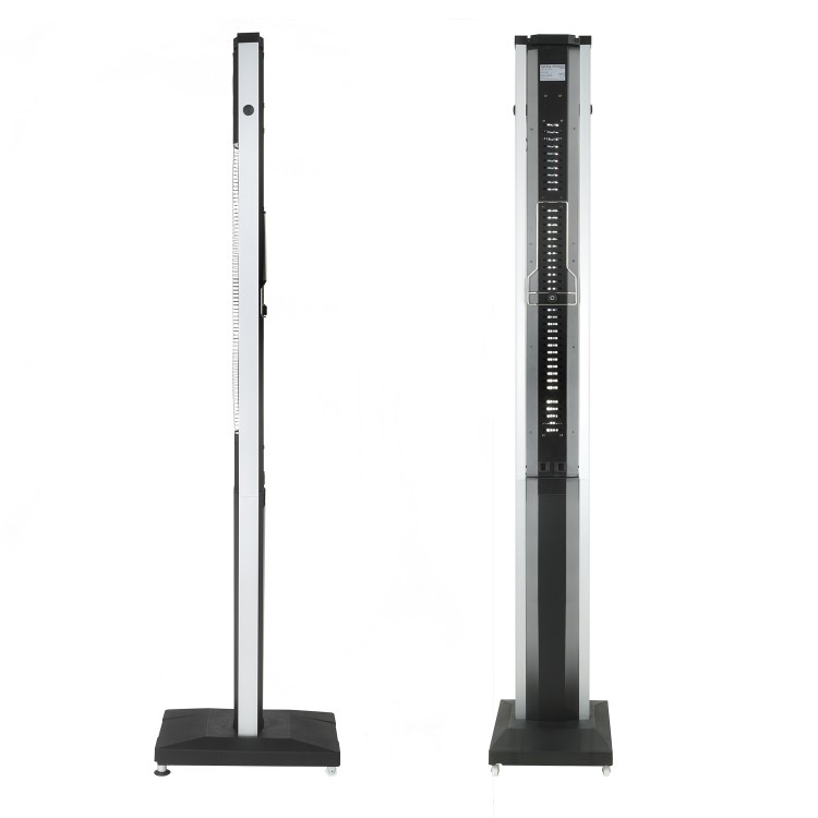 Refurbished electriQ Freestanding Electric Patio Heater - 1.8kW with 5 Heat Settings Remote and Light