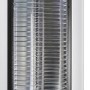 Refurbished electriQ Freestanding Electric Patio Heater - 1.8kW with 5 Heat Settings Remote and Light