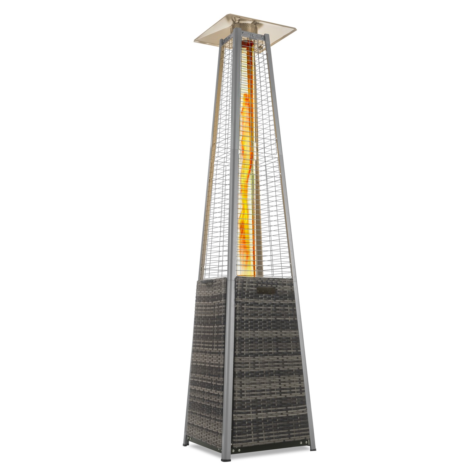 Pyramid shop outdoor heater
