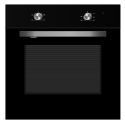 EQOVENM1BLKCPACK electriQ M1 Built-in Oven with Touch Control Ceramic Hob - Black