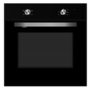 electriQ Single Oven and Ceramic Hob Pack - Black