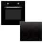 electriQ Single Oven and Induction Hob Pack - Black