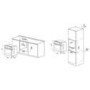 Refurbished electriQ EQOVENM1WH 60cm Single Built In Electric Oven White