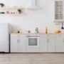 Refurbished electriQ EQOVENM1WH 60cm Single Built In Electric Oven White