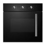electriQ Fan Assisted Single Oven with Side Opening Door - Black