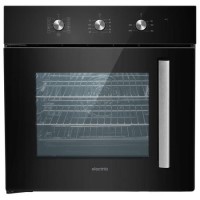 electriQ Fan Assisted Single Oven with Side Opening Door - Black