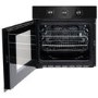 electriQ Fan Assisted Single Oven with Side Opening Door - Black