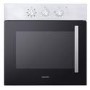 electriQ Electric Single Fan Assisted Oven Side Door - Stainless Steel