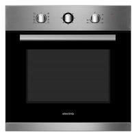 electriQ 65 Litre 8 Function Fan Assisted Electric Single Oven in Stainless Steel - Supplied  with plug
