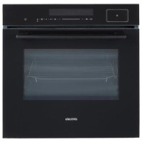 electriQ Electric Single Oven with Steam Assist and Meat Probe - Black