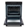 electriQ Electric Single Oven with Steam Assist and Meat Probe - Black