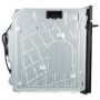 electriQ Electric Single Oven with Steam Assist and Meat Probe - Black