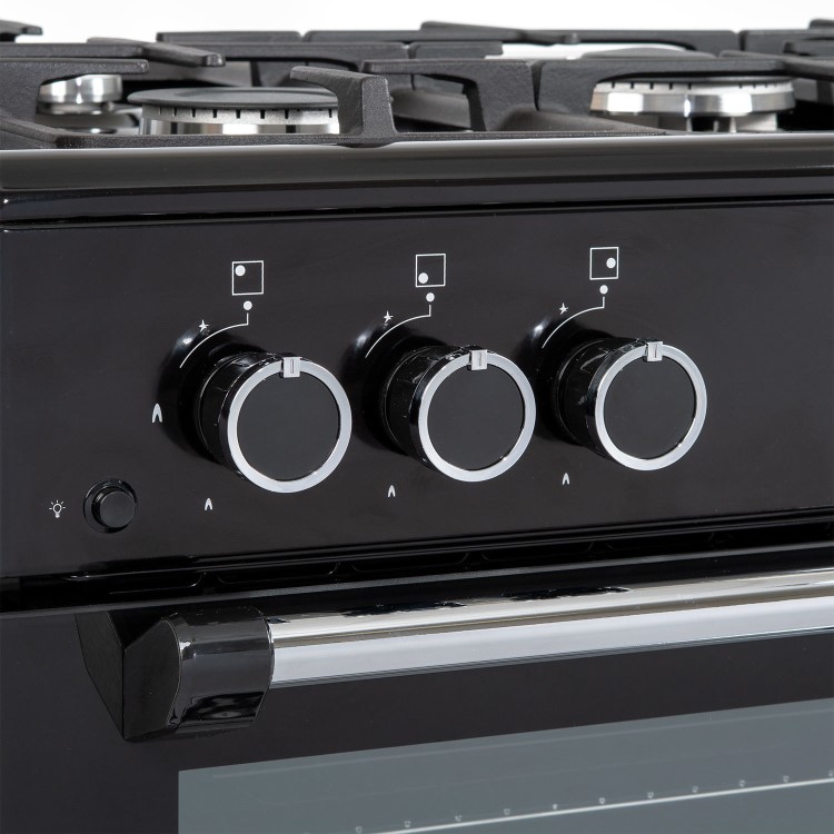 Refurbished 100cm Quad Cavity Gas Range Cooker  Black