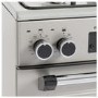 Refurbished 60cm Double Oven Dual Fuel Cooker - Silver