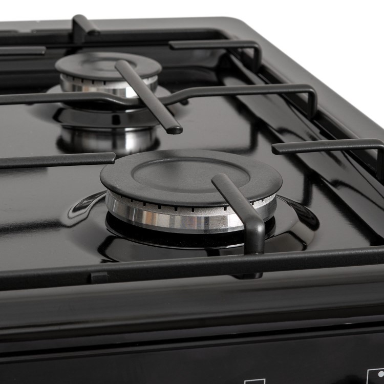 Refurbished electriQ 60cm Twin Cavity Gas Cooker - Cream