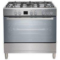 Refurbished electriQ EQRANGE90DFSCMD 90cm Dual Fuel Range Cooker with Mirror Door Finish Stainless Steel Refurbished electriQ EQRANGE90DFSCMD 90cm Dual Fuel Range Cooker with Mirror Door Finish Stainless Steel