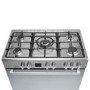 Refurbished electriQ EQRANGE90DFSCMD 90cm Dual Fuel Range Cooker with Mirror Door Finish Stainless Steel