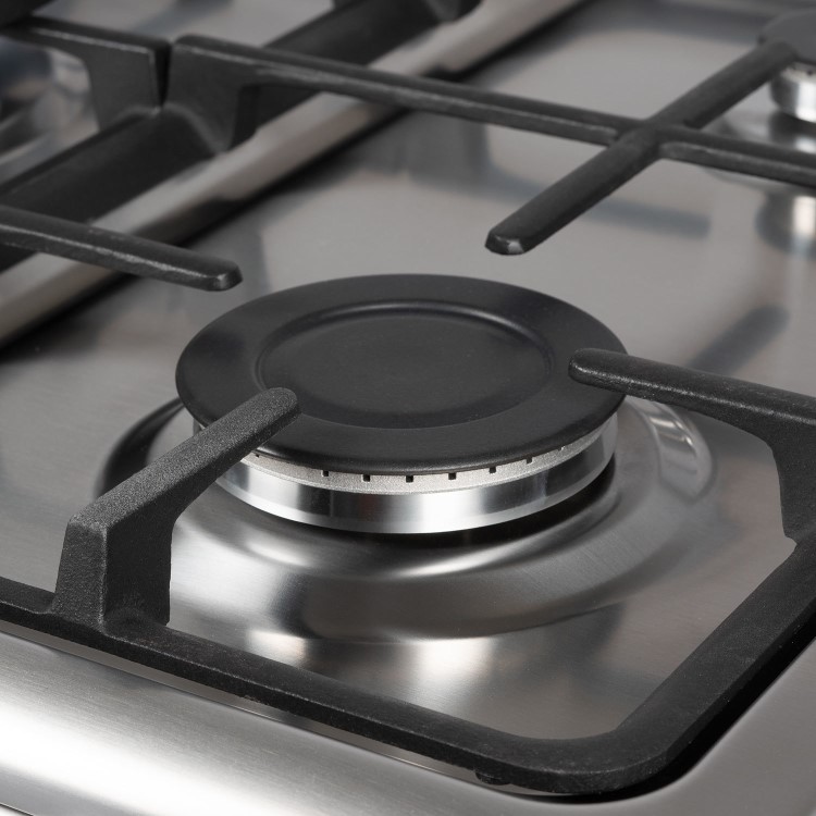 Refurbished electriQ EQRANGE90DFSCMD 90cm Dual Fuel Range Cooker with Mirror Door Finish Stainless Steel