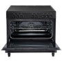 Refurbished electriQ 90cm Single Cavity Range Cooker with Ceramic Hob - Black