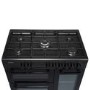 Refurbished electriQ EQRANGE90MDFTRCSS 90cm Triple Cavity Range Cooker Black