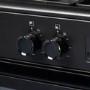 Refurbished electriQ EQRANGE90MDFTRCSS 90cm Triple Cavity Range Cooker Black