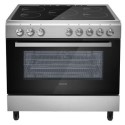 EQRANGE90SINDX electriQ 90cm Single Cavity Induction Range Cooker - Stainless Steel