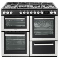 electriQ 100cm Dual Fuel Range Cooker - Stainless Steel electriQ 100cm Dual Fuel Range Cooker - Stainless Steel