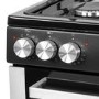 electriQ 100cm Dual Fuel Range Cooker - Stainless Steel