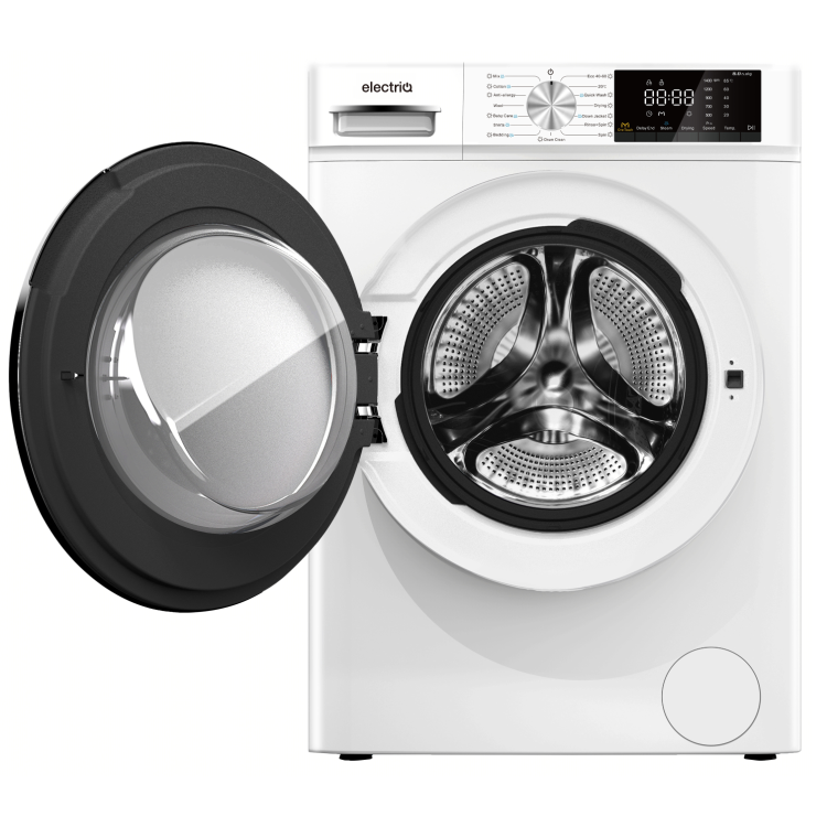 electriQ 8kg Wash 5kg Dry 1400rpm Washer Dryer - Quiet Energy Saving - White