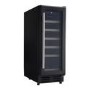 Refurbished electriQ EQWINE30BL Freestanding 18 Bottle SIngle Zone Wine Cooler Black