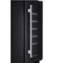 Refurbished electriQ EQWINE30BL Freestanding 18 Bottle SIngle Zone Wine Cooler Black