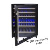 Refurbished electriQ EQWINE60BLFDZ Freestanding 51 Bottle Dual Zone Wine Cooler Black