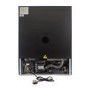 Refurbished electriQ EQWINE60SDD 36 Bottle Full Range Dual Zone Freestanding Wine Cooler Stainless Steel