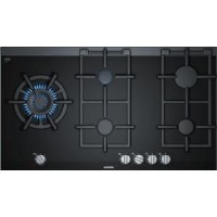 Refurbished Siemens ER9A6SD70 iQ700 90cm Five Burner Gas-on-glass Hob - Black