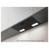 Elica ERA-LUX-BLK-80 Deluxe 74cm Canopy Cooker Hood - Black