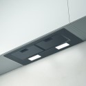 ERA-LUX-BLK-80 Elica Deluxe 74cm Canopy Cooker Hood - Black