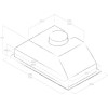Elica Deluxe 54cm Canopy Cooker Hood - Black