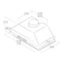 Elica Deluxe 74cm Canopy Cooker Hood - White