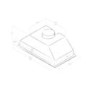 Elica Era 54cm Canopy Cooker Hood - Grey