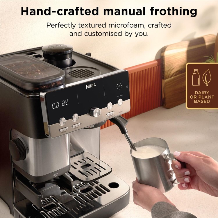 Ninja Luxe Café Mini Espresso Machine ES301UK- Silver