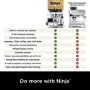 Ninja Luxe Cafe Premier Manual Espresso Freestanding Coffee Machine with Milk Frother - Black & Silver
