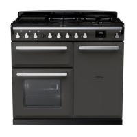 Rangemaster Estel Deluxe 100cm Dual Fuel Range Cooker - Slate + Chrome Rangemaster Estel Deluxe 100cm Dual Fuel Range Cooker - Slate + Chrome