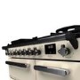 Rangemaster Estel Deluxe 90cm Dual Fuel Range Cooker - Pale Cream + Chrome