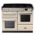 ESDLO110DFPPCR/CM1 Rangemaster Estel Deluxe 110cm Dual Fuel Range Cooker - Pale Cream + Chrome