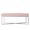 Cushioned End-of-Bed Bench in Pink Velvet - Esme
