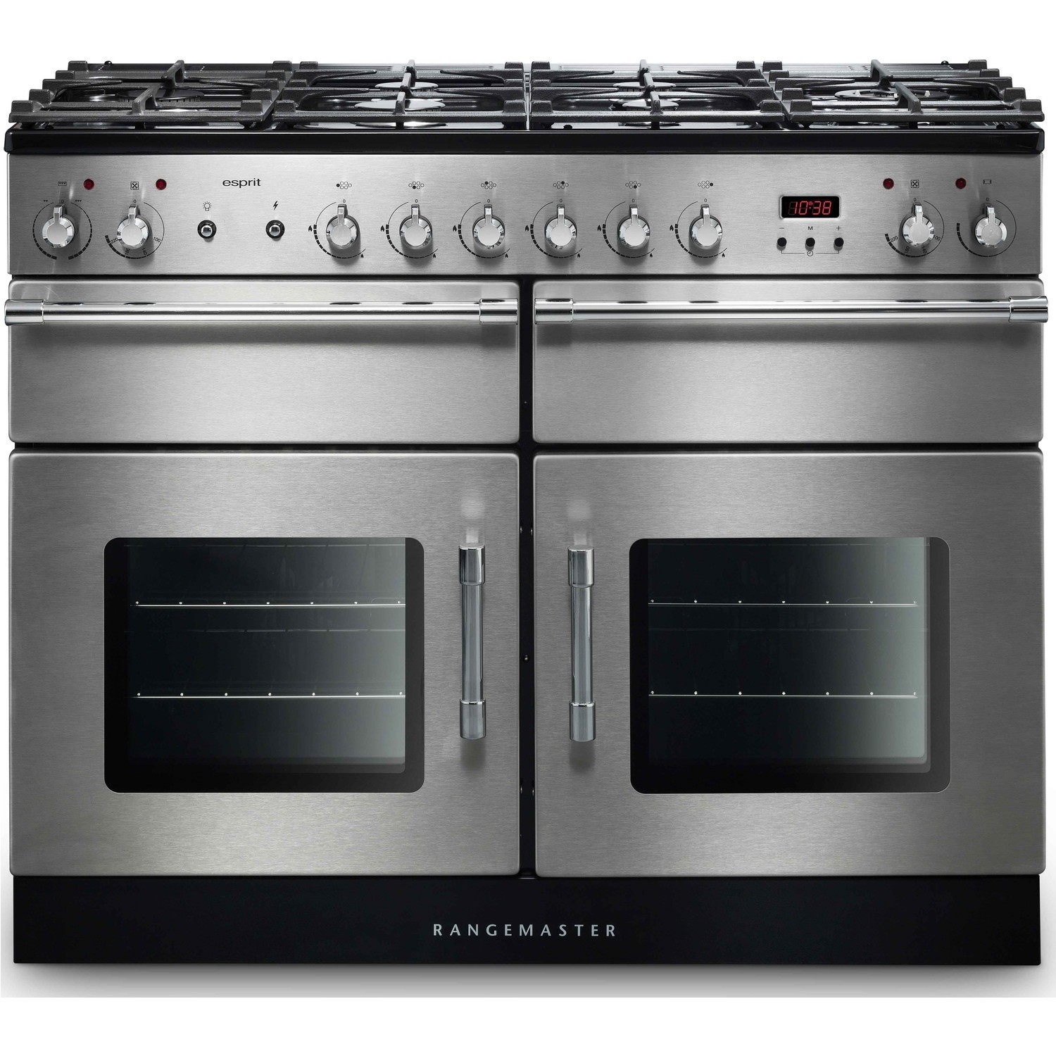 Rangemaster Esprit 110cm Dual Fuel Range Cooker - Stainless Steel