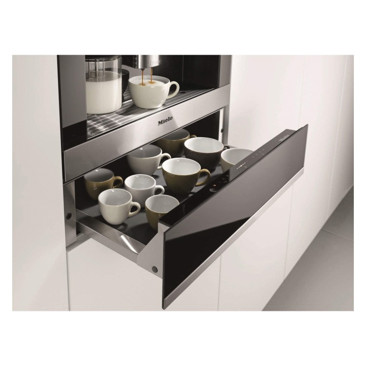 Refurbished Miele ESW6214clst ESW 6214 Touch Control Push-to-open Food And Crockery Warming Drawer With Slow Cook Function Narrow CleanSteel Trim