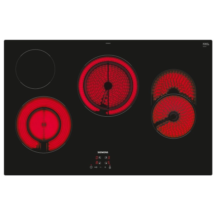 Refurbished Siemens iQ300 ET81RBHA1D 80cm 4 Zone Ceramic Hob