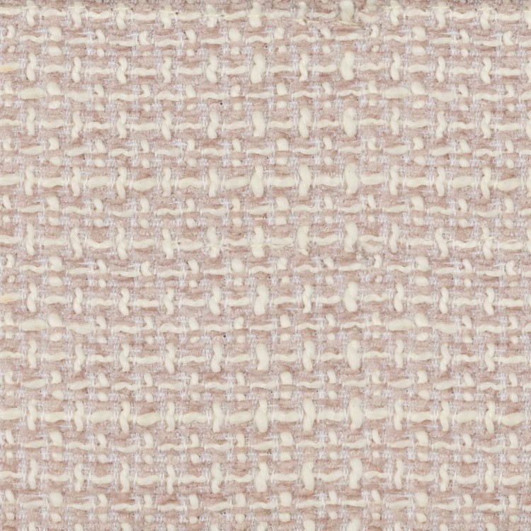 Beige Textured Upholstered Curved Dining Chair with Wooden Legs - Etta